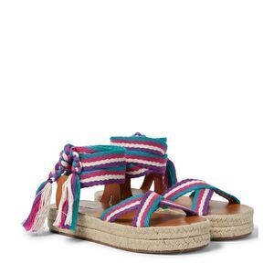 Isabel Marant Women Malay Espadrille Sandals Flatform EU 39 US 9 Pink Purple New